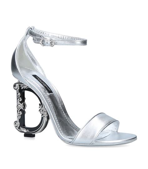 dolce gabbana baroque silver|dolce gabbana designer heels.